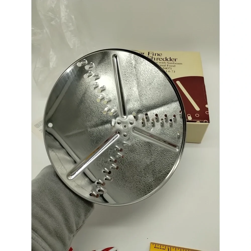 SUNBEAM VISTA FOOD PROCESSOR 84071  FINE SHREDDER BLADE NEW IN BOX 94920